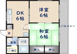 あやめ庵ハイツの物件間取画像